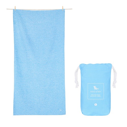 Travel Towels Essential Lagoon Blue Large